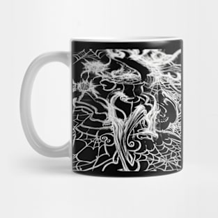 spider web artwork Mug